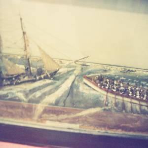 “taken before 2009  in the museum’s former location within converted fisherman’s cottages in the town centre”