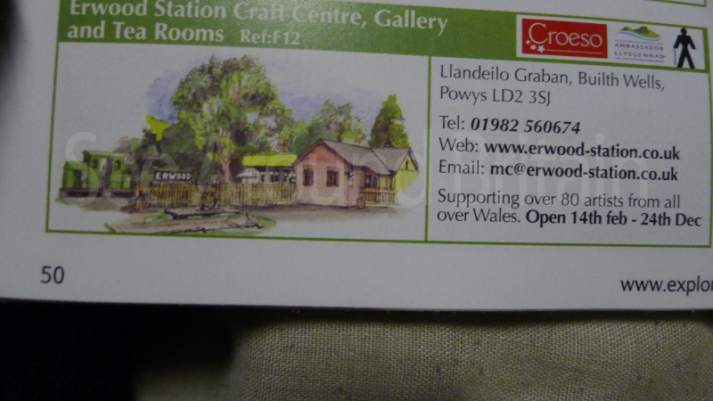 Erwood Station Craft Centre Gallery And Tea Rooms Llandeilo Graban 