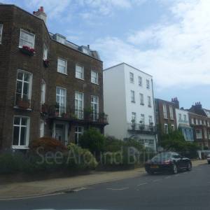 Route from Kew Green to Brentford Gate and car park