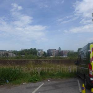 Route from Kew Green to Brentford Gate and car park