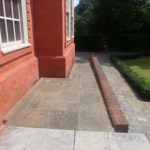 ramped entrance to Kew Palace