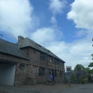 Hill shown in Pub sign